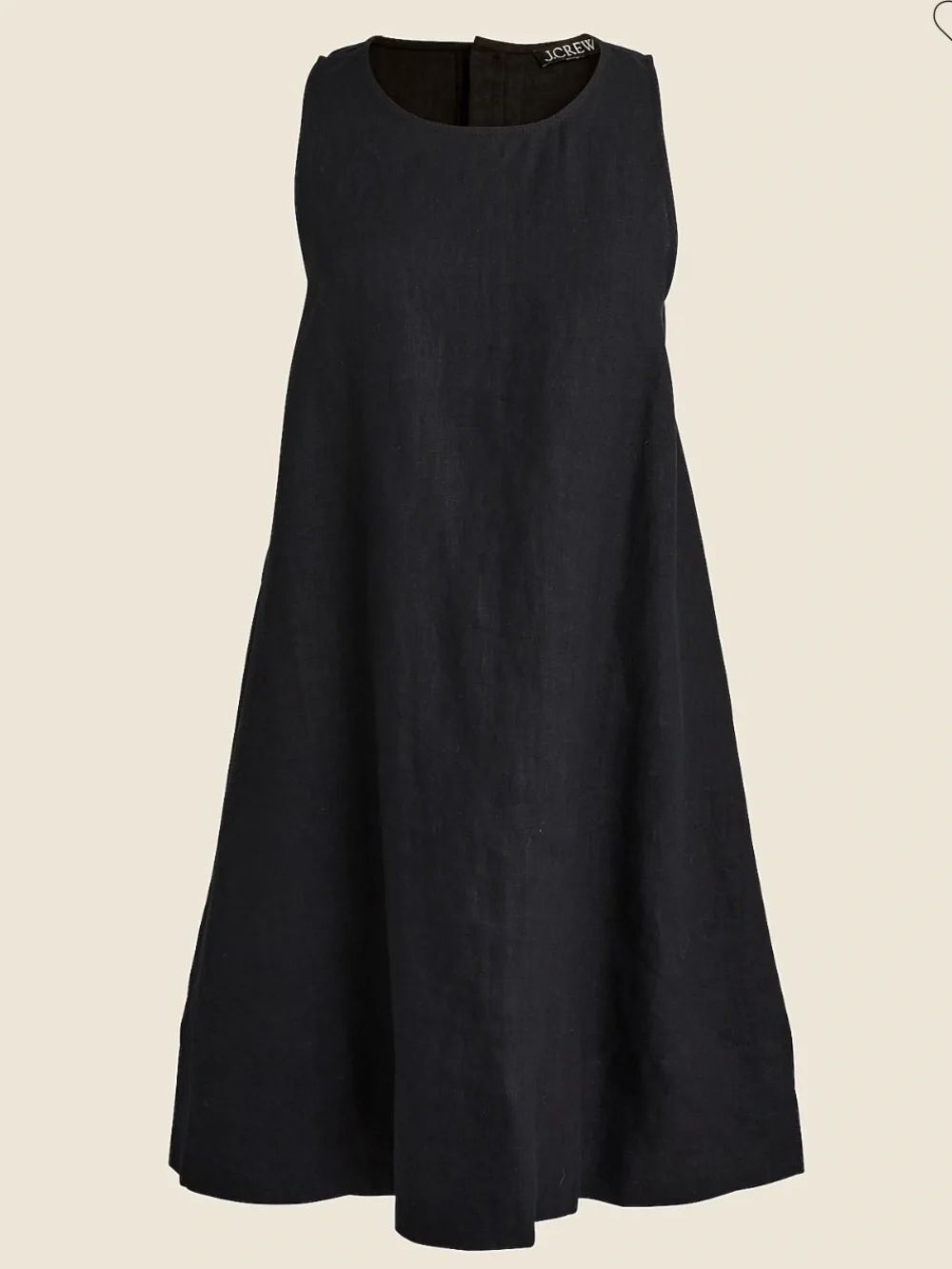 J.โCrew Maxine button- back dress in linen. Size XXL.
